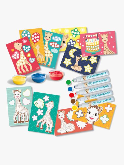 SES Creative Sophie la girafe Hobbysett Mal og Fargelegging