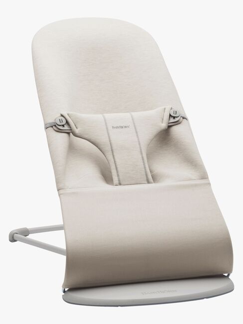 BabyBjörn Bliss Vippestol 3D Jersey, Lysebeige