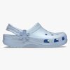Crocs Classic Pearl Shine Tøfler, Blue Frost
