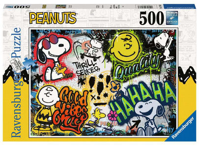 Ravensburger Puslespill Snoopy og Vennene Hans 500 Brikker