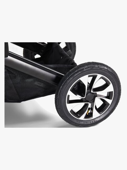 Beemoo Maxi 4 Twin Søskenvogn inkl. Søskensete, Black/Black