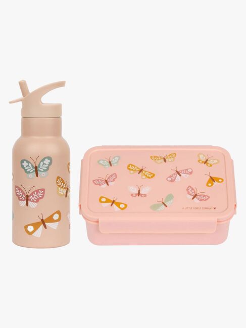 A Little Lovely Company Matboks & Flaske, Butterflies