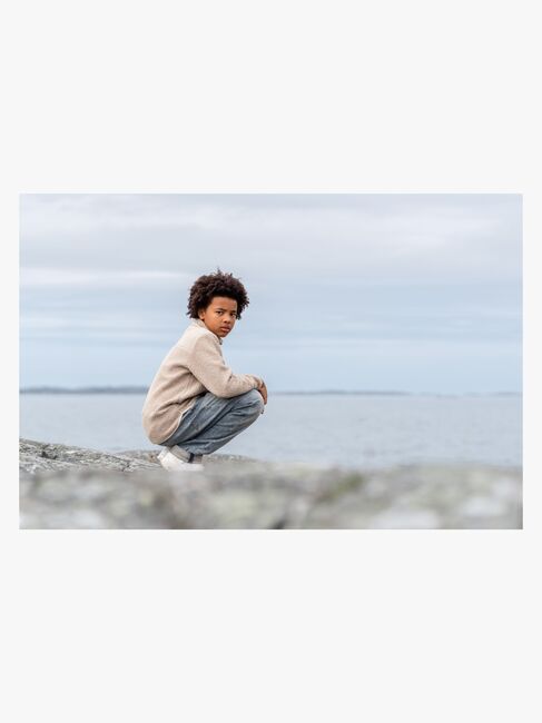 Didriksons Exa Fleecetrøye, Beach beige