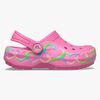 Crocs Classic Heart Lights Tøfler, Pink Lemonade