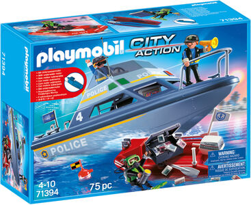 Playmobil 71394 City Action Politibåt