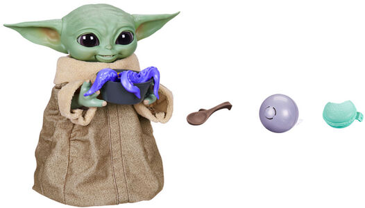 Star Wars Galactic Snackin’ Grogu Baby Yoda Figur