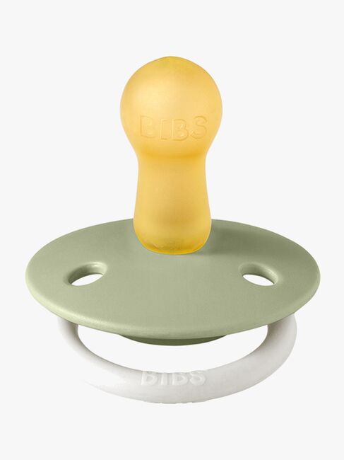 BIBS Smokk De Lux 2-pack Silicone, Sage Glow/Cloud Glow