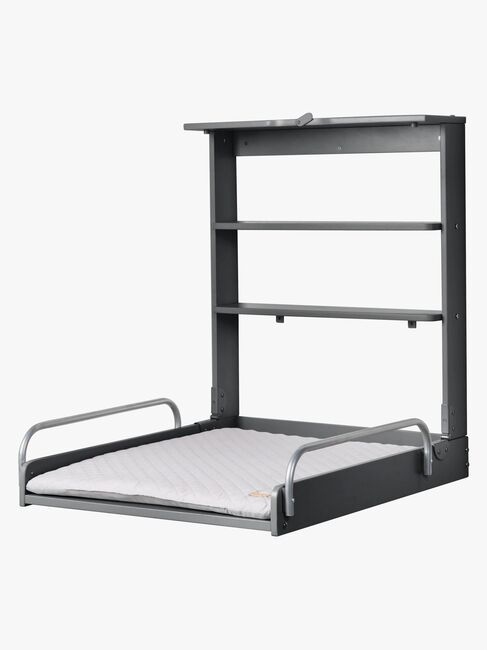 Roba Veggstellebord & Stellematte, Anthracite Lacquered/Silver Grey