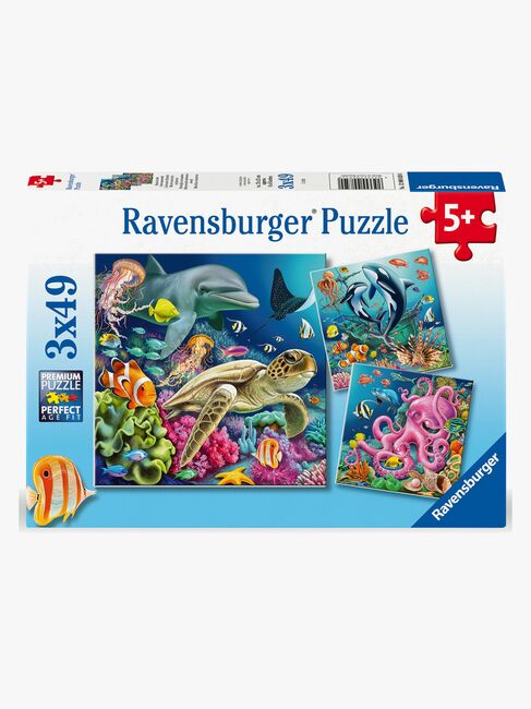 Ravensburger Puslespill Under Water 3x49 Brikker