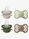 BIBS Supreme Smokk 4-Pakk Silikon Stl 2, Sand/Sage/Huntergreen/Dark Oak
