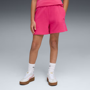 Puma  Høy midje Shorts, Rosa