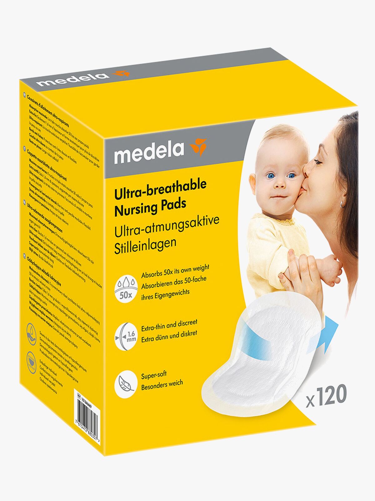 Medela Ultra Breathable Ammeinnlegg 120-Pack