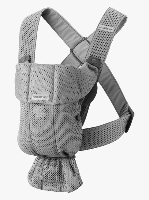 BabyBjörn Mini Bæresele 3D Mesh, Grå