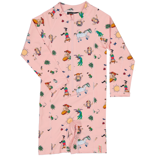 Geggamoja UV-Drakt Pippi Langstrømpe, Rosa