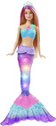 Barbie Twinkle Lights Mermaid Motedukke, Flerfarget