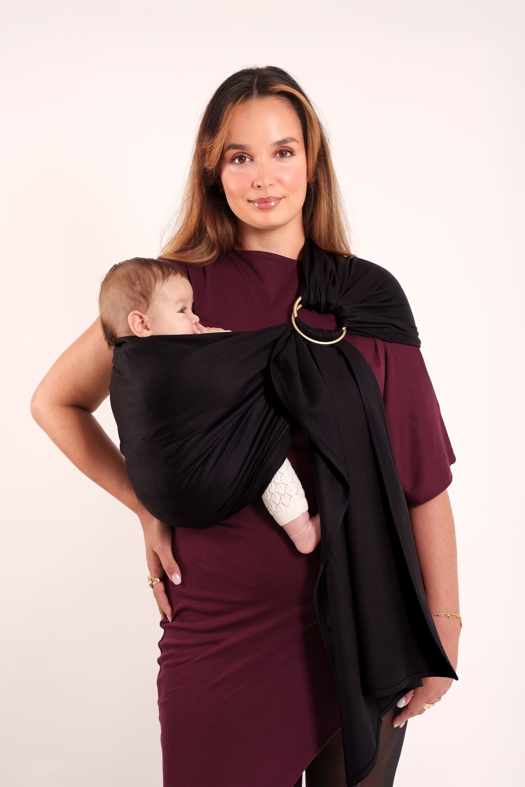 Love Radius No Knot Woven Ringsjal, Black