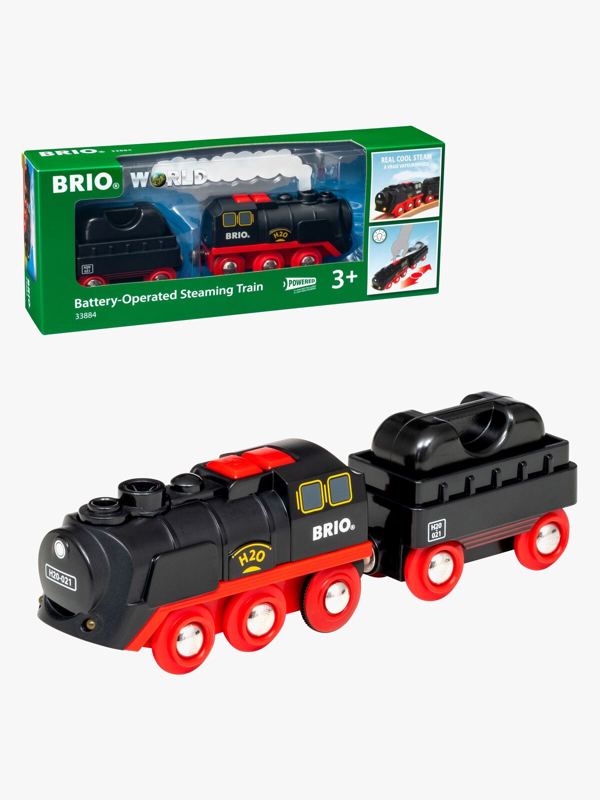 BRIO 33884 Batteridrevet damptog