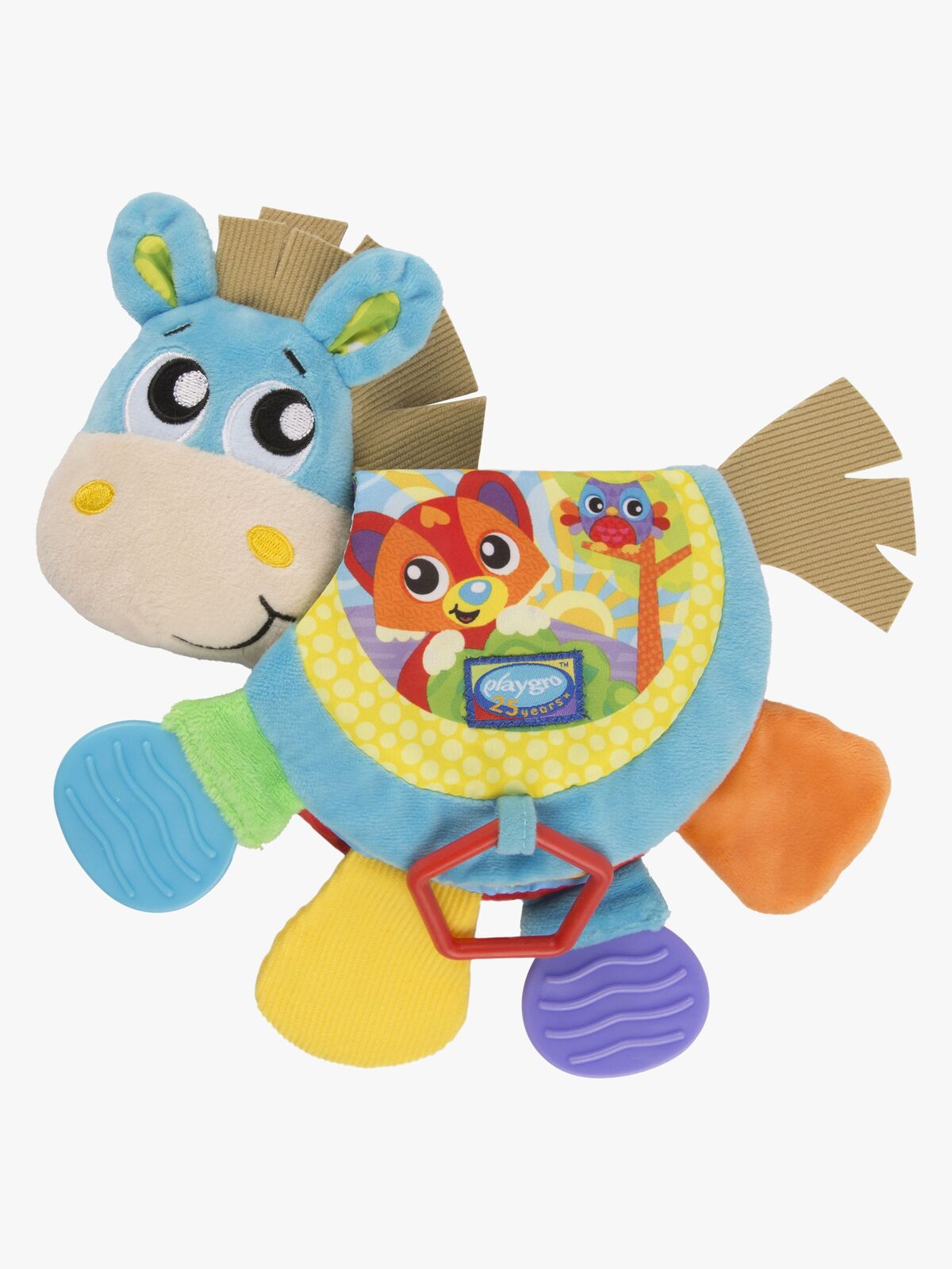 PlayGro Musical Clip Clop Teether Book Biteleke