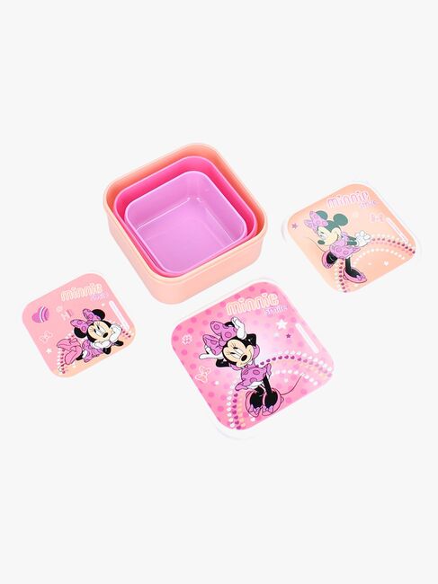 Disney Minni Mus 3 in 1 Snackboks Fresh Bites, Rosa