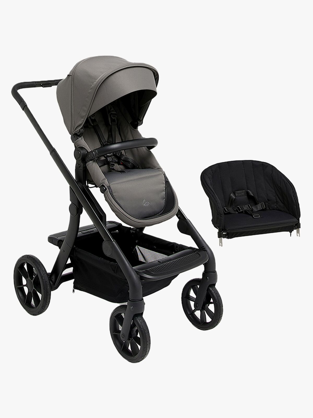 Beemoo Pro Max Sportsvogn inkl. Toddler seat, Mocha Grey
