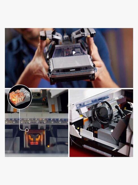 LEGO Icons 10300 Tidsmaskinen fra Tilbake til fremtiden