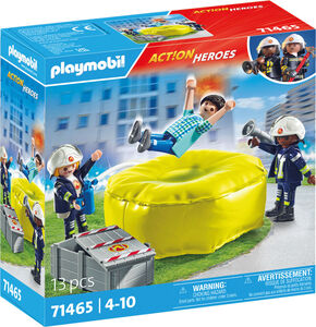 Playmobil 71465 Action Heroes Byggesett Brannmann med Luftpute