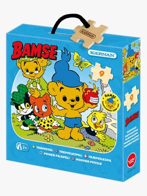 Egmont Kärnan Bamse Trepuslespill Da Bamse Var Liten 9 Brikker