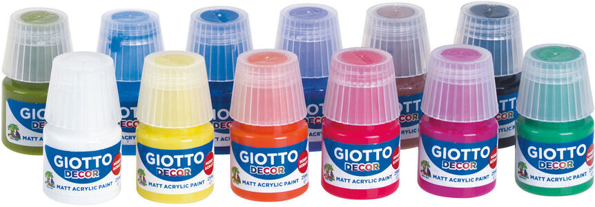 Giotto Decor Akrylfarger 300 ml 12-pack