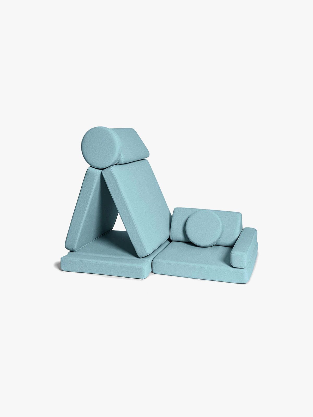Shappy Play Byggbar Sofa 160x80 cm, Sky Blue