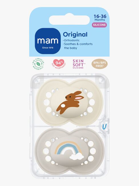 MAM Orginal Smokker 2-Pakk 16-36m, Nøytral