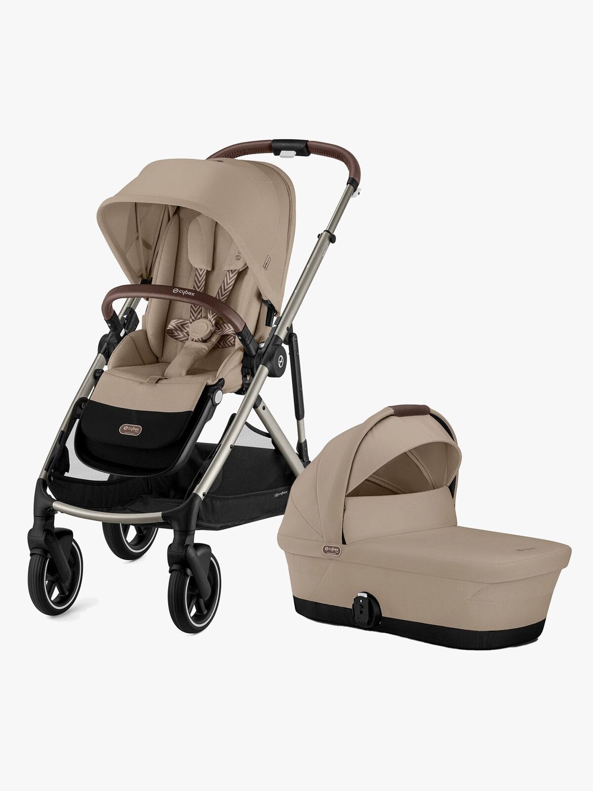 Cybex GAZELLE S Duovogn, Almond Beige/Taupe