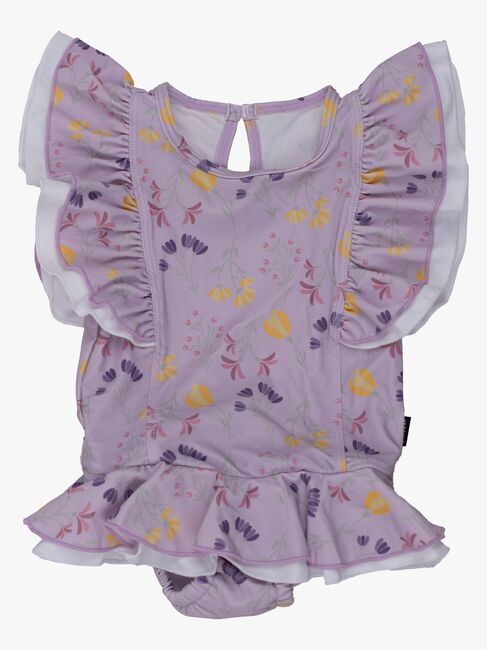 Lindberg Judith Badedrakt med Badebleie, Lavender/Yellow