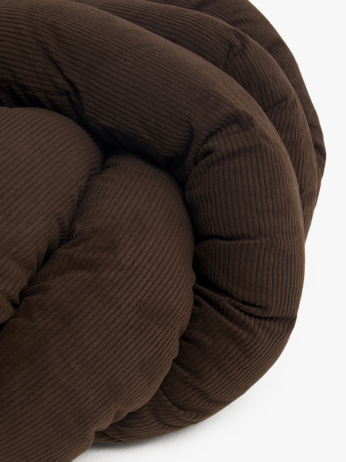Alice & Fox BRADIE Puff, Brown Manchester