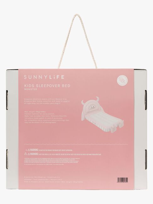 SUNNYLiFE  Oppblåsbar Barneseng, Monster Pink