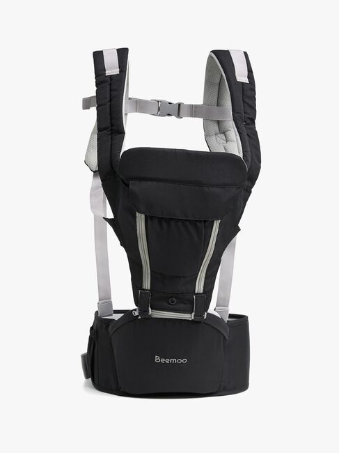 Beemoo CARE Carry Comfort 4-in-1 Bæresele & Hoftebærer, Black