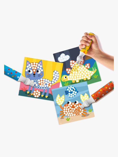 SES Creative Punktmarkeringspenner XXL 3-Pakk med Aktivitetskort