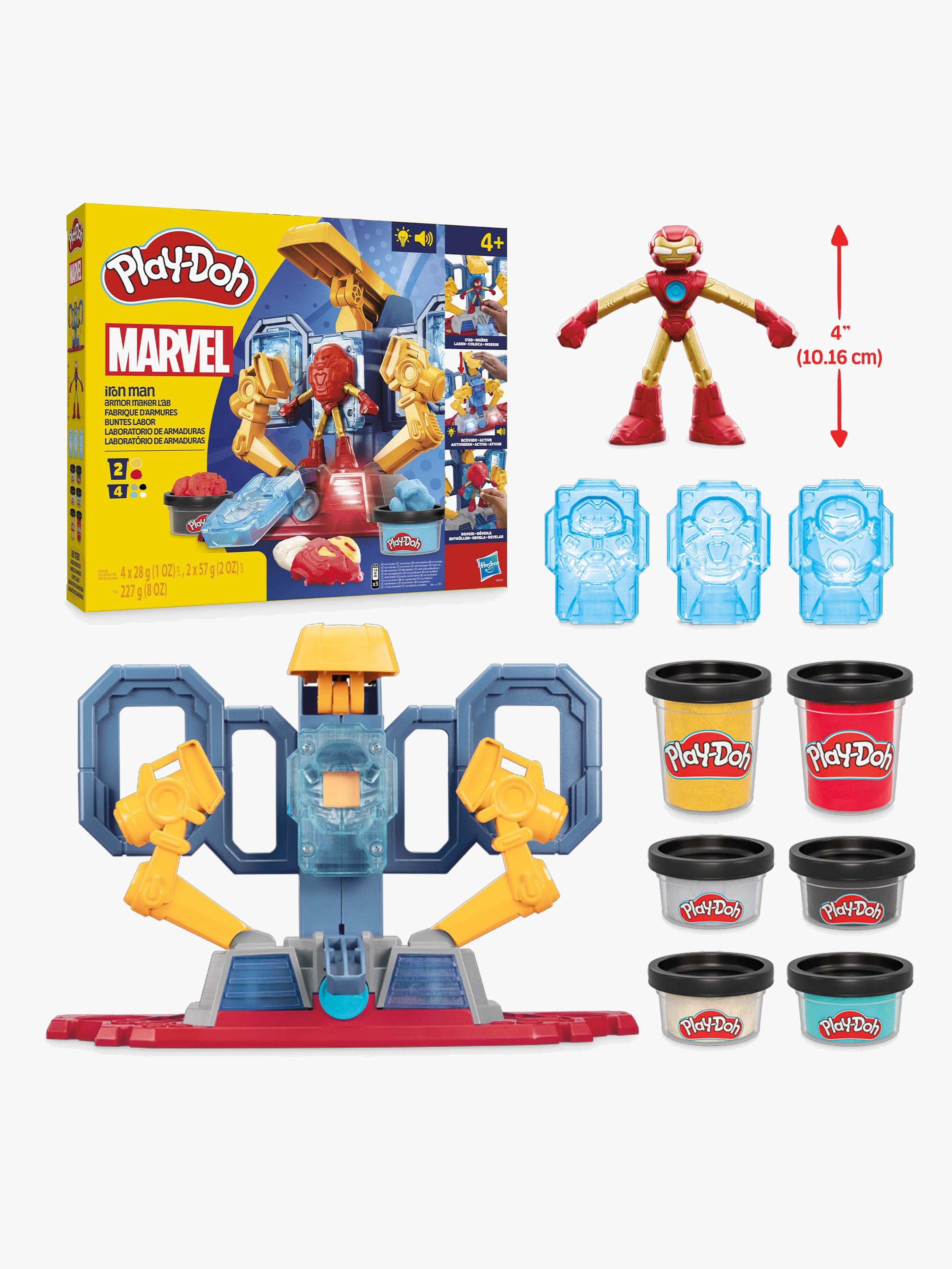 Play-Doh Iron Man Armor Maker Lab Lekesett - Modelleire