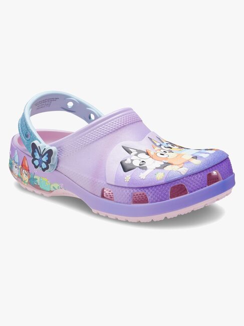 Crocs Bluey Kids Tøfler, Pink