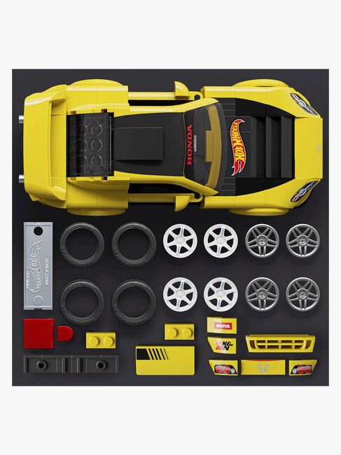 Mattel Brick Shop Hot Wheels Byggesett Speed Series '07 Honda S2000