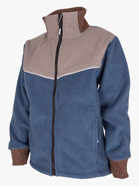 Lindberg Stormy  Vindtett Vindfleecejakke, Grå/Mørkeblå