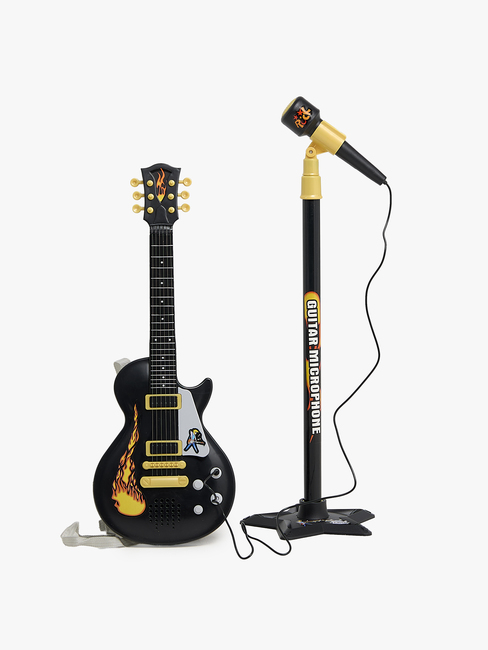 Alex's Garage Rockstar Elektrisk Lekegitar & Mikrofon Elektrisk