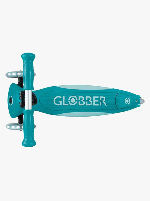 Globber Primo Sammenleggbar Plus Lights V2 3-hjuls Sparkesykkel, Marineblå