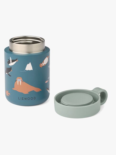 LIEWOOD Kiani mønstret termos med mat, utsikt mot Ishavet/havet