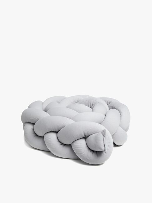 Alice & Fox ALEAH Flettet Sengekant 200cm, Light Grey