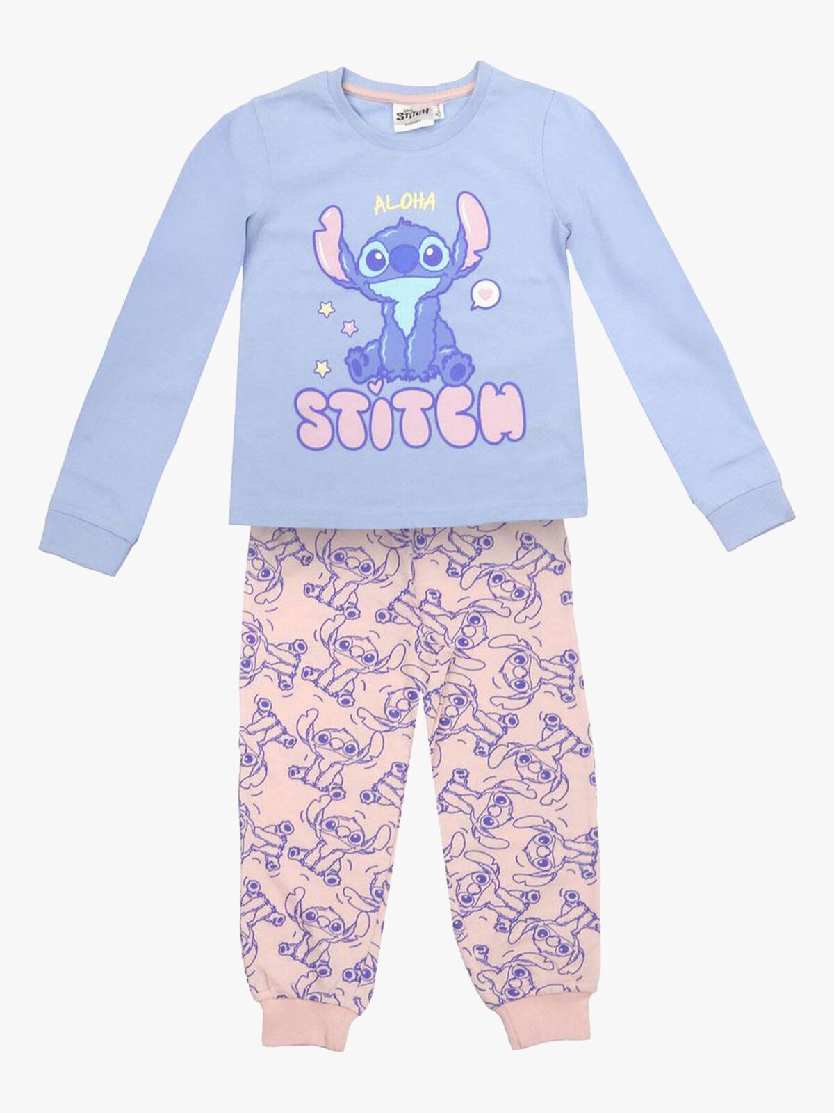 Disney Lilo & Stitch Pysjamas, Blå/Rosa
