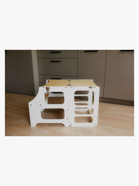 Duck Woodworks Sammenleggbar Læringstårn, Hvit