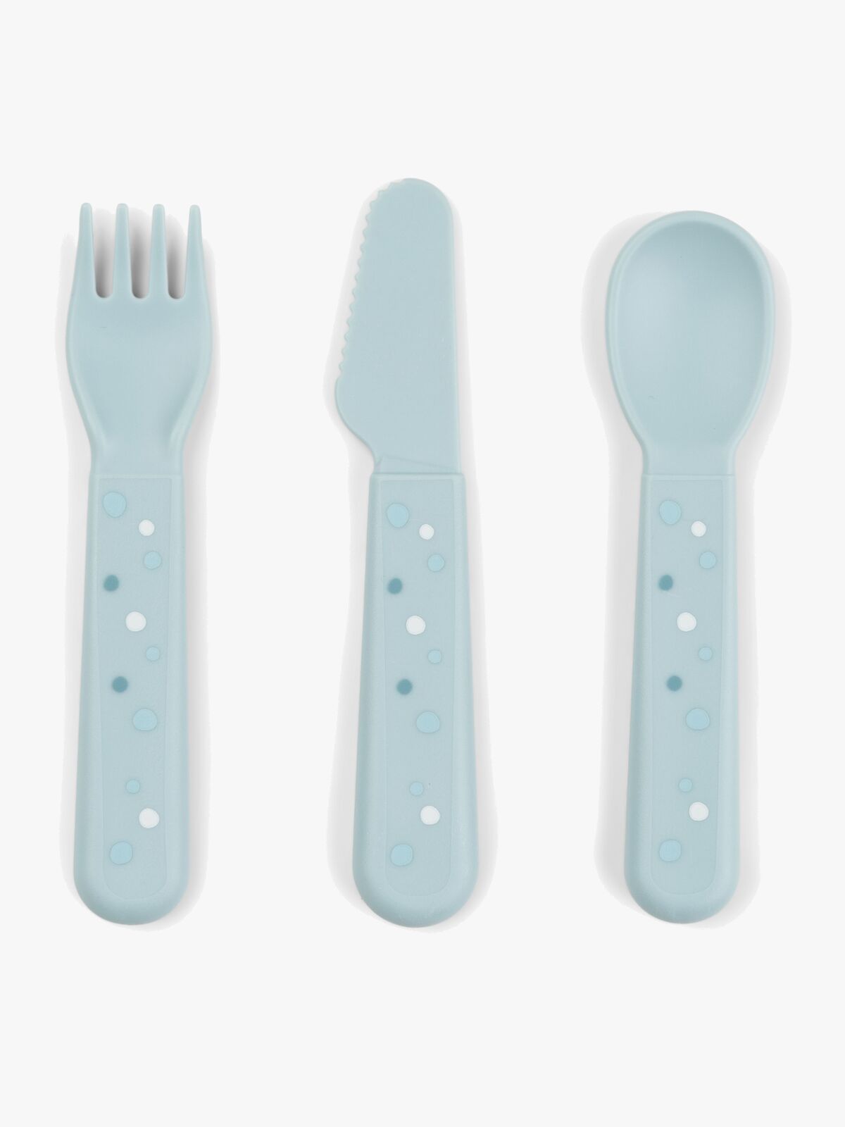 Done By Deer Foodie Bestikk Happy Dots, Blå