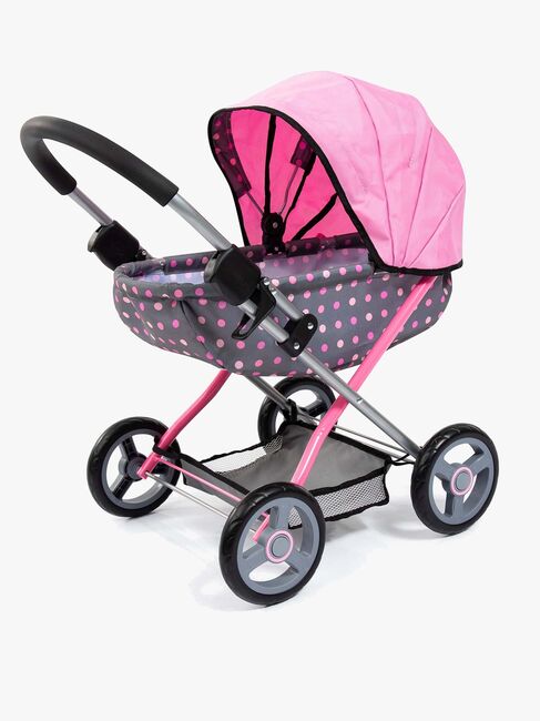 Bayer Design Dukkevogn Cosy, Grå/Rosa