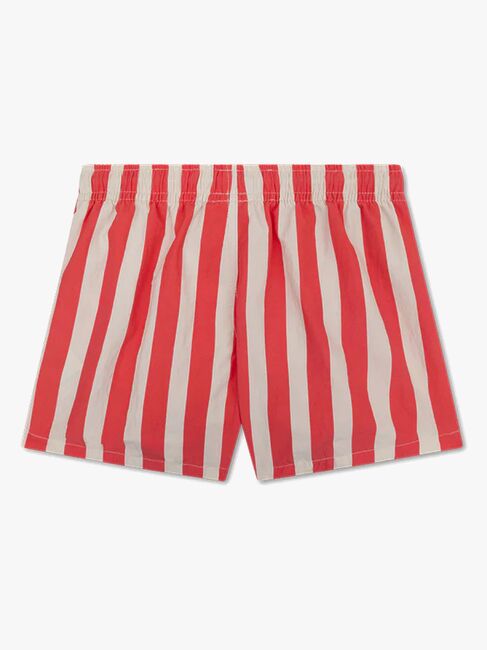Swim Essentials Badebukse, Lobster Stripe Beige/Red