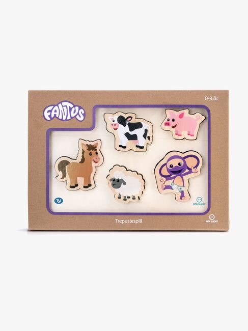 Fantorangen Fantus Trepuslespill Dyr 5 Brikker